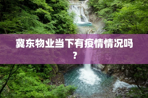 冀东物业当下有疫情情况吗？