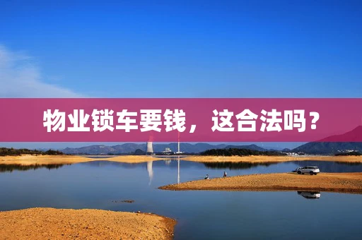 物业锁车要钱，这合法吗？