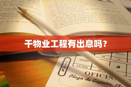 干物业工程有出息吗？