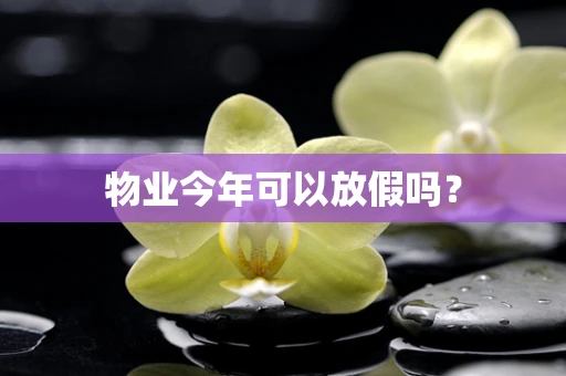 物业今年可以放假吗？