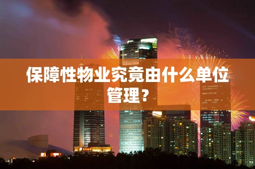 保障性物业究竟由什么单位管理？