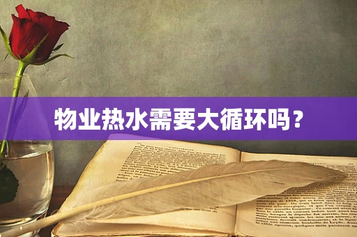 物业热水需要大循环吗？