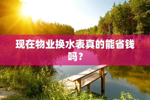 现在物业换水表真的能省钱吗？