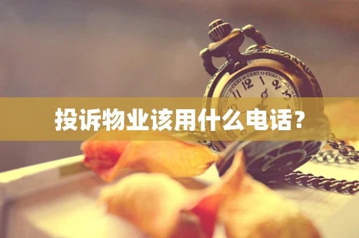 投诉物业该用什么电话？