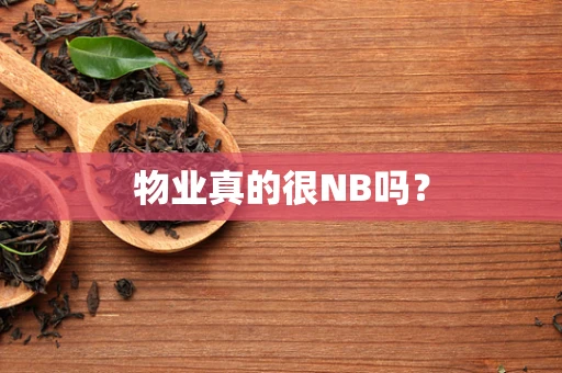 物业真的很NB吗？