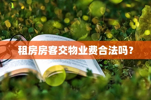 租房房客交物业费合法吗？