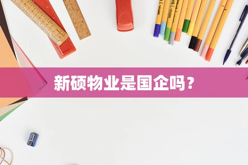新硕物业是国企吗？