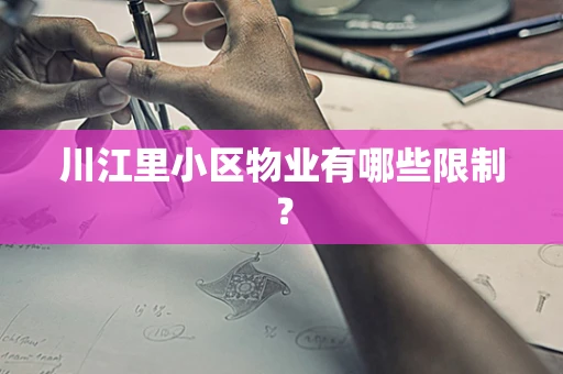 川江里小区物业有哪些限制？